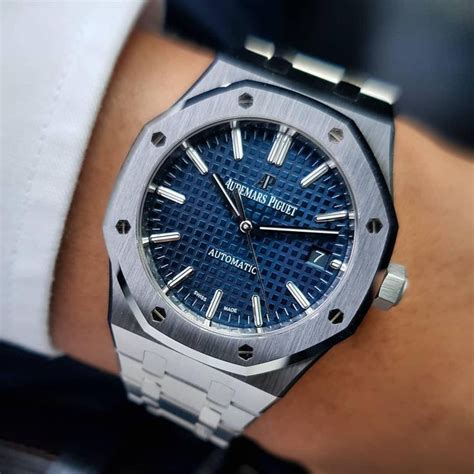 audemars piguet 37 blue dial best replica|audemars piguet 15450st review.